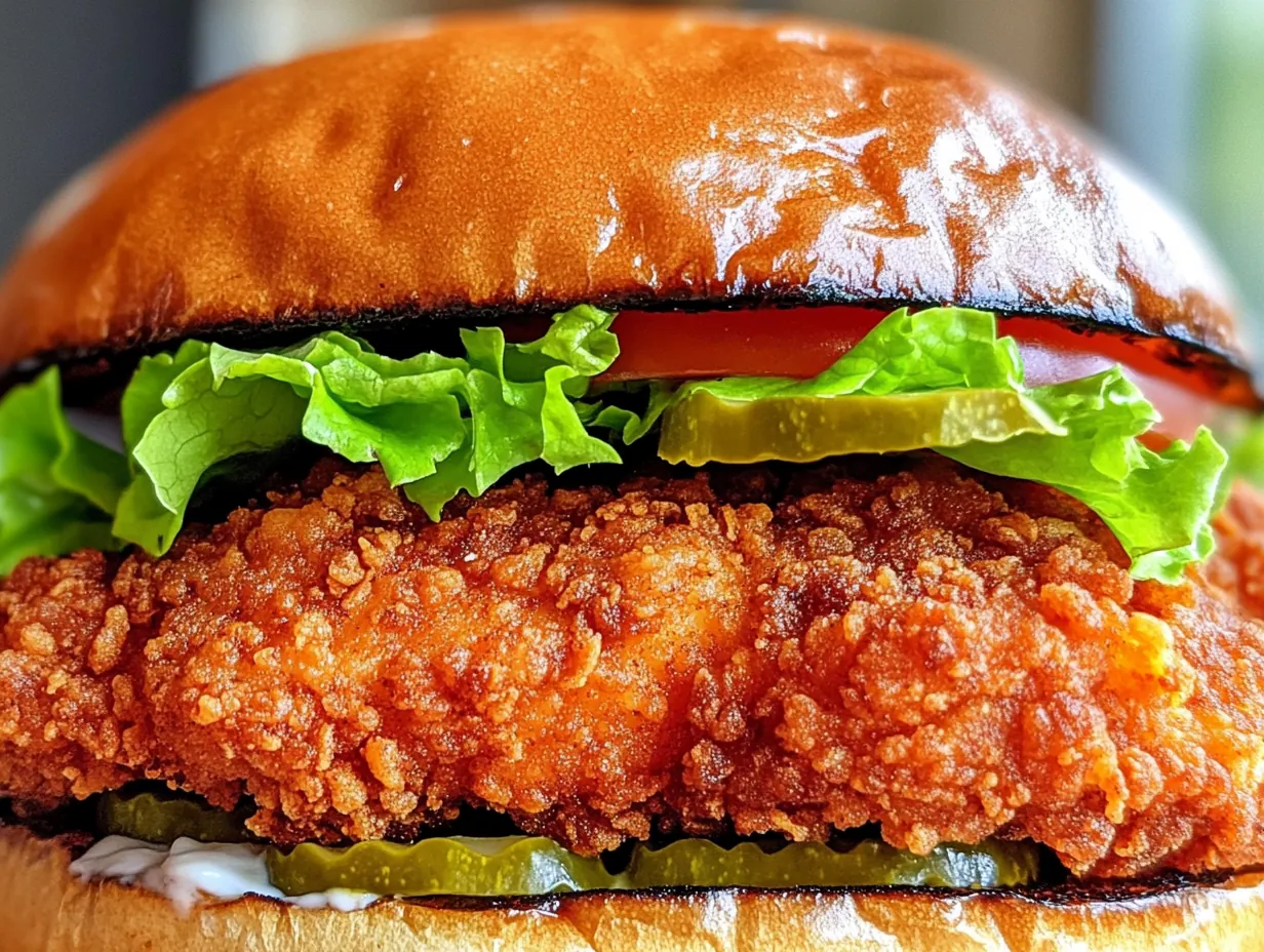 Crispy Cajun Chicken Sandwich: Your New Weeknight Dinner Hero! finished dish