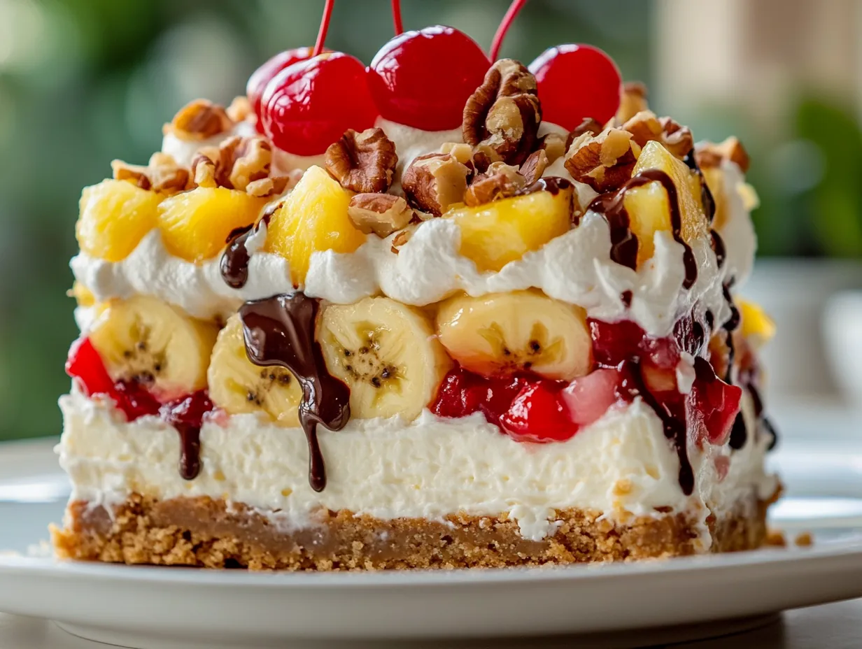 Easy No-Bake Banana Split Dessert: Your Sweetest Summer Dream