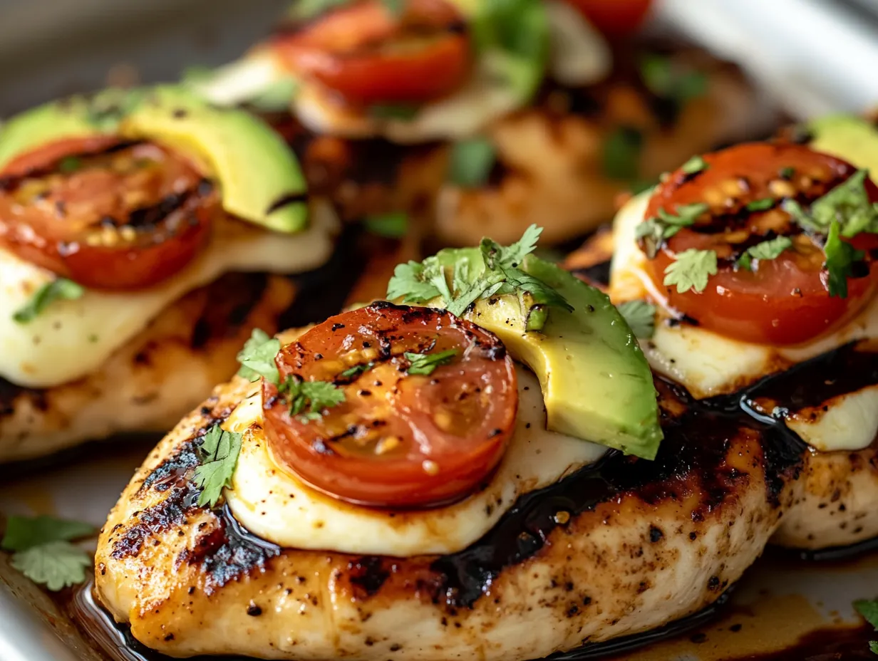 Grilled California Avocado Chicken: Your New Favorite Dinner finished dish