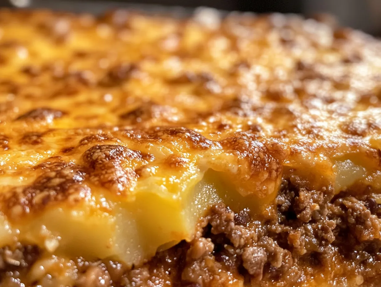 Hearty Slow Cooker Cowboy Casserole: Your New Weeknight Hero! finished dish