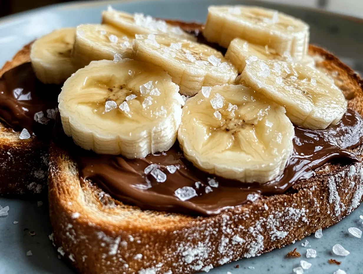 Irresistible Nutella Toast: Your New Favorite Breakfast Treat finished dish