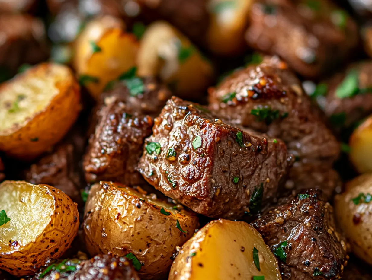 Unforgettable Garlic Steak Bites and Potatoes: Your New Favorite Meal step by step