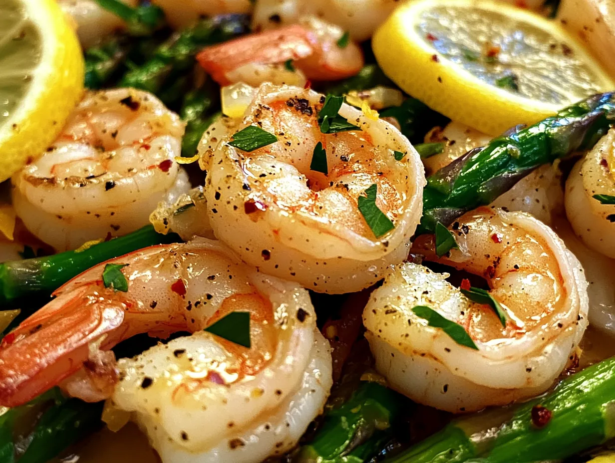 Zesty Lemon Garlic Shrimp and Asparagus: Your 20-Minute Dinner Hero step by step