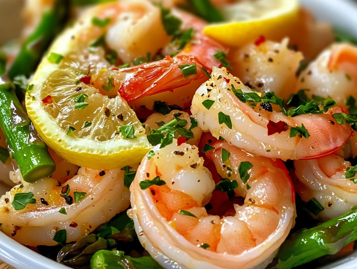 Zesty Lemon Garlic Shrimp and Asparagus: Your 20-Minute Dinner Hero